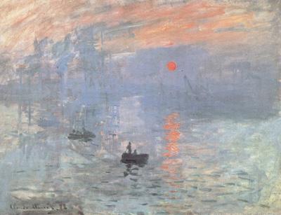 Claude Monet Sunrise (nn02) France oil painting art
